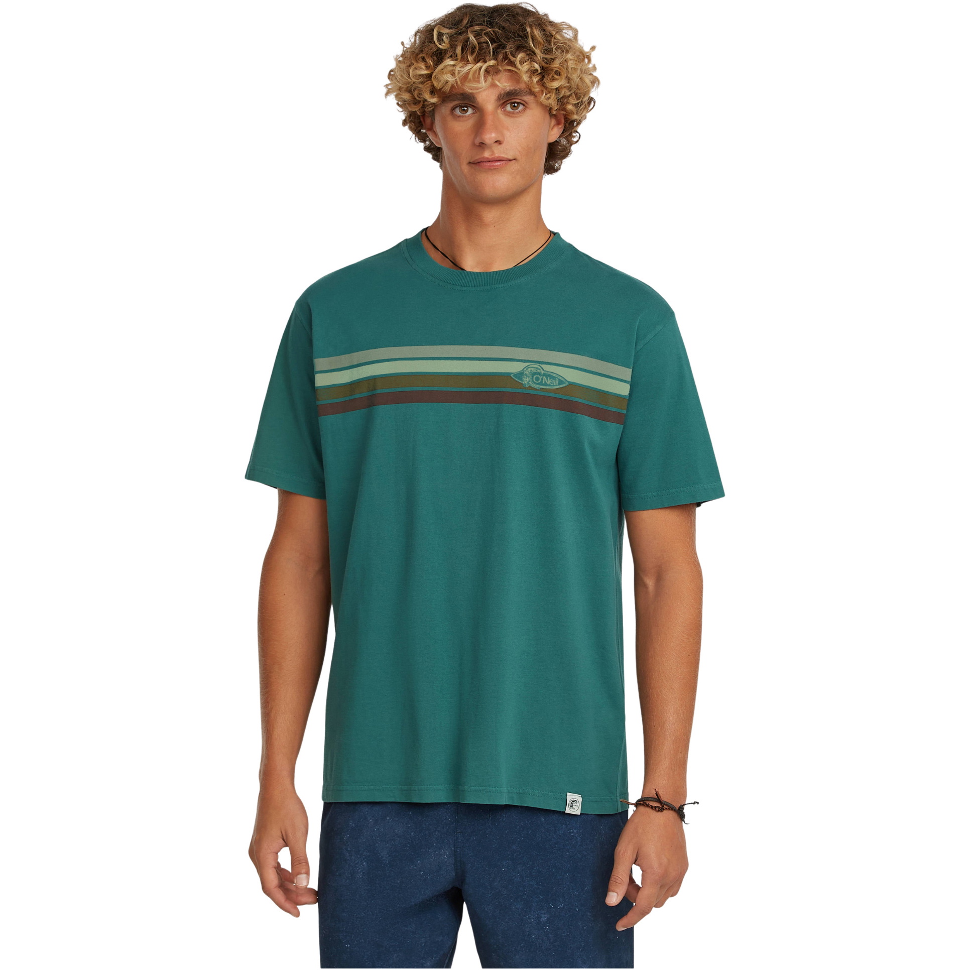 2026 O'Neill Mens O'Riginals Front Stripe T-Shirt 2850354 - Botanical Heat
